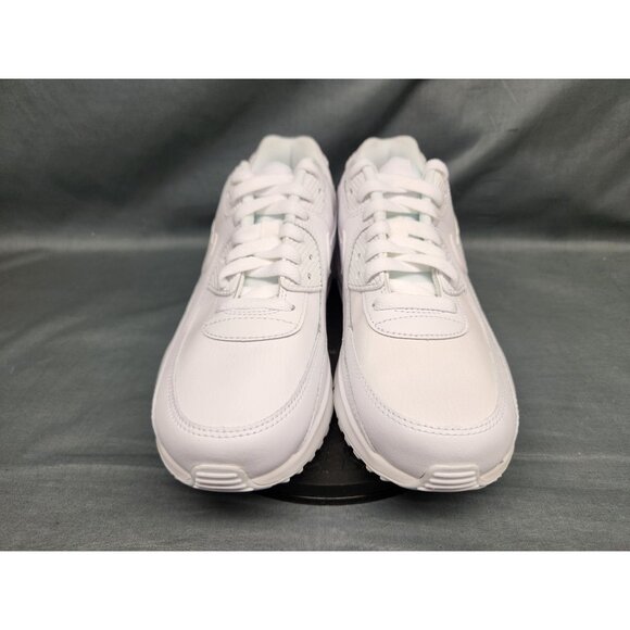 Nike Boys Air Max 90 LTR (PS) Leather Triple White Size 2Y BRAND NEW NO BOX !! - Picture 3 of 15